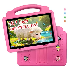 10.1-Inch Large Screen Android Kids Tablet for Online Class, Study & Learning 2-in-1, Lightweight & Portable, Shockproof Case, 5G High-Speed WiFi, HD IPS Display, Bluetooth + Front & Rear Dual Cameras, Smart Parental Control, Manage Cartoons/Classes/Games