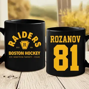 Ilya Rozanov 81 Boston Hockey Mug, Hudson Williams Connor Storrie Mug, Heated Rivalry Inspired Cup, Cute Gift for Friends or Coworkers