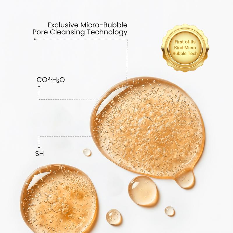 Dr.NorCare  Peel Shot Keratin Care 2026 Future Skincare Micro-Bubble Tech Gentle Turmeric Exfoliating Spray with Niacinamide & Jeju Carbonated Water, 200ml Remove Old Waste Cutin and Clean Pores Moisturizers Moisture Hydrating Exfoliating body scrub