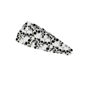 RAVEbandz The Pro - Wide Stretch Headband (Skulls)