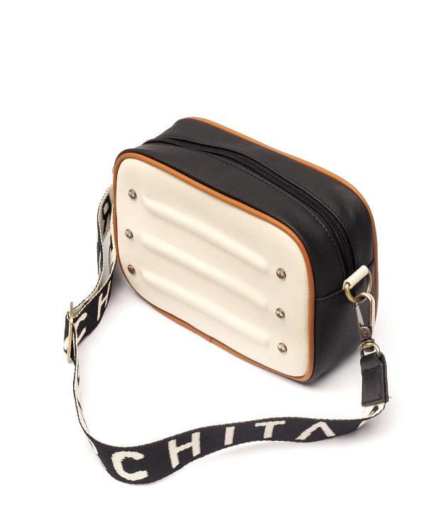 Women's Fashion Saddle Crossbody Bag - Cartera Bandolera PARCHITA 100% colombiano Bolso Nuba Crossbody Bag Women black