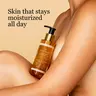 Besque Golden Hydrating Shower Cleanser Moisturizer - Aromatherapy Selfcare Oil-to-Milk Body Wash with Sweet Almond, Evening Primrose, Rosehip & Lavender Oils for Soft, Smooth, Radiant Skin - 150ml Bottle
