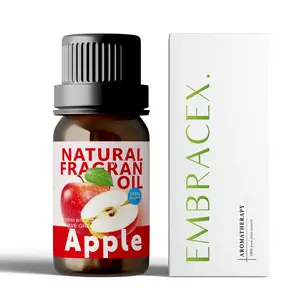 10ML Apple Essential Oil, Refreshing Fruit Scent for Diffusers and DIY Crafts, Alcohol-Free Long-Lasting Fragrance Gift Idea