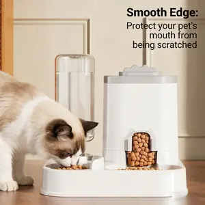 Automatic Pet Feeder & Water Dispenser – Cat & Dog Feeding Station, Dog Supply, Cat Feeder, Dog Feeder