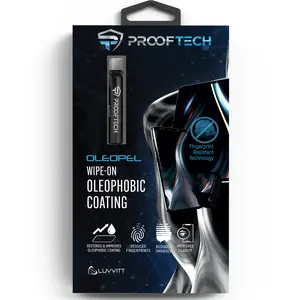 OLEOPEL Oleophobic Coating Kit for 3 Applications | Anti Fingerprint Wipe On Liquid for All Smartphones Tablets Smart Watches Glasses Camera Lenses and Touch Screens - Bottle