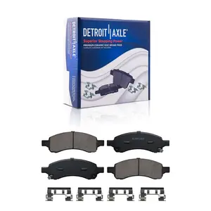 Front & Rear Ceramic Brake Pads for Buick Enclave Chevy Traverse Acadia Outlook