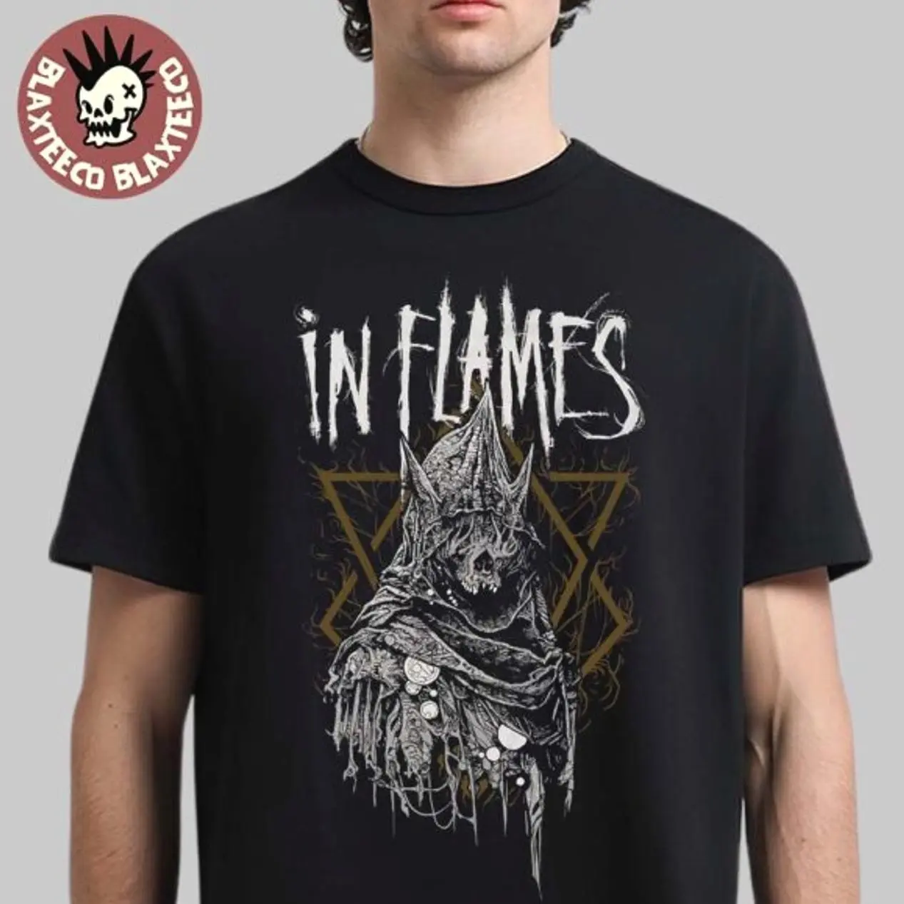 In Flames European Tour 2026 Merch Jester Horn T-Shirt IRN