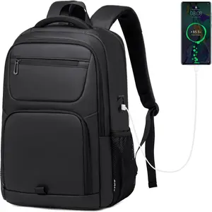 Business Backpack for Men, Tech-Savvy Laptop Backpack with USB  Port and  Design, 35L Water Resistant Anti  Travel Work College Backpack Fits 15.6 Inch Tablet, Notebook