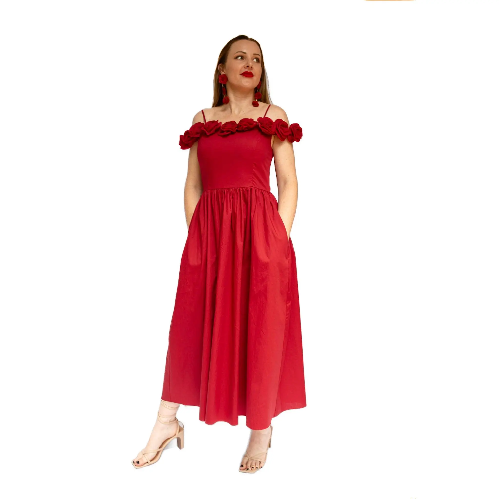 Marbella Rose Detail Dress