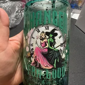 Wicked 16 oz Cup Wicked Style #1 with Unique Design and Vibrant Graphics