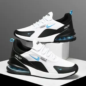 Men'S Mesh Shoes, Air Cushion Shock Absorbing Running Shoes*-hj