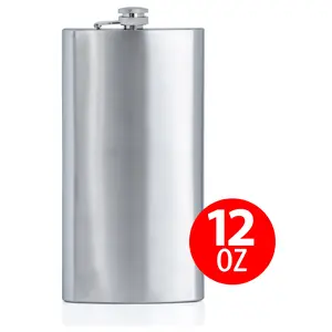 12oz Stainless Steel Flask