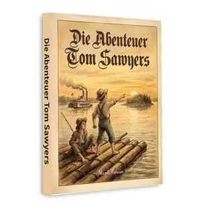World Classics in German, Tom Sawyer Adventure Story, Mark Twain Literature, Youth Reading, Study and Collection
