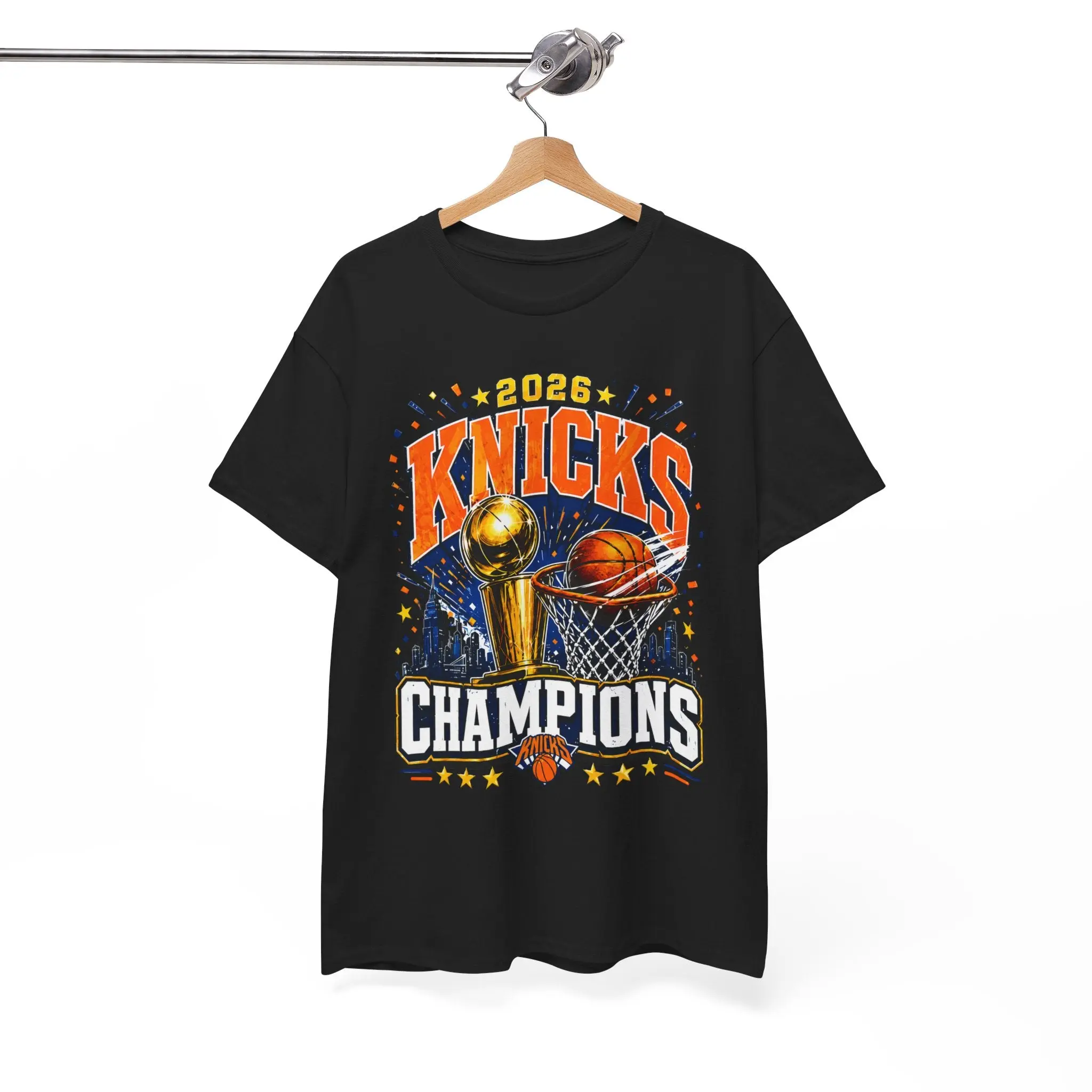New York Basketball Champions 2026 Shirt | Trophy Graphic Tee