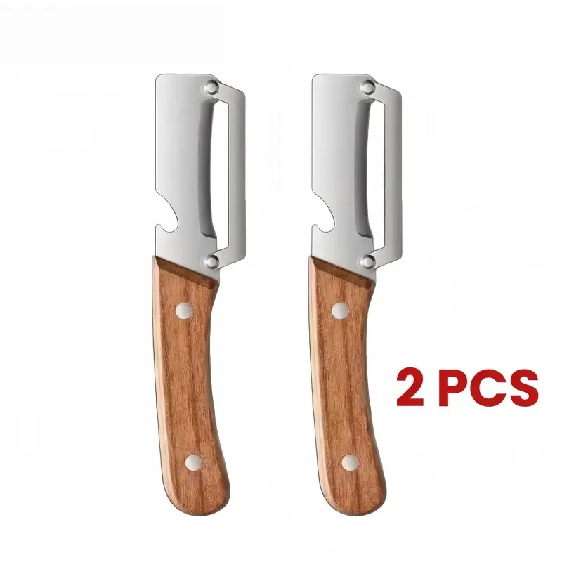 Stainless Steel Grater Peeler Utensil Set (2-Pack) - Compact, Durable, Multi-Use Household Kitchen Cooking Gadget with Manual Fruit Peelers for Efficient Vegetable Processing, Efficient Processing