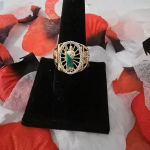 Saint Jude Ring for Men 14K Gold Plated Religious Ring