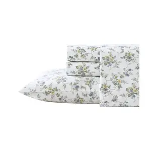 Laura Ashley Le Fleur Blue Full Sheet Set