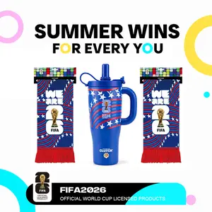 【FIFA WORLD CUP 2026 】37oz  Tumbler with Straw & Handle | Leakproof Thermal Cup for Match Day, Parties Boyfriend Gift Insulated Stainless Steel summerwins
