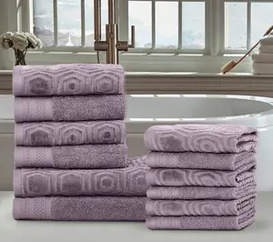 Superior Cotton 12 Piece Ultra Soft Quick Dry Towel Set