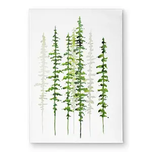 Begin Home Decor CODM1724EG1XA2 17 x 24 in. Minimalist Trees Door Mat - Bedroom Landscapes Home Decor