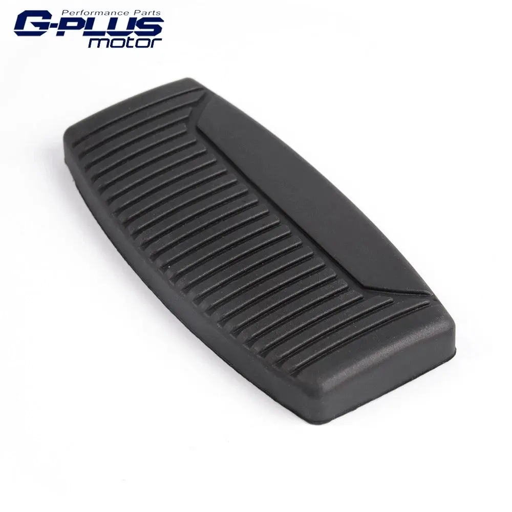 Anti-Slip Durable Rubber Slip-On Brake Pedal Pad Cover, Car Accessories, Replacement for Ford 1975-2011 Vehicle Models & Part Number BC3Z-2457-B, Anti Slip Pedal