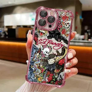 This is a tattoo-style black panther snake skull rose phone case, compatible with Apple iPhone 17, Pro Max, 16, 15, 14 Plus, 11, 12, 13 Pro Max, Xs Max, and XS Max. It features a retro, stylish, and unique design, and is exquisitely beautiful. Perfect as