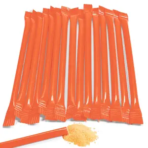 13 oz. 6" Orange-Flavor Candy-Filled Straws - 240 Pc.