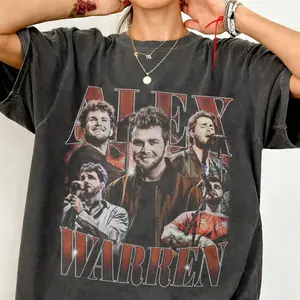 Alex Warren Music Tour Vintage Shirt, Retro Music Fan Gift, Unisex Shirt, Gift For Fan SY5