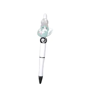 Handmade Beaded Pens with Colorful Unique Beads Meticulously Crafted Artisanal Writing Tools for Personalized Writing with Acrylic & Silicone Beads Ideal for Enthusiasts of Handmade Accessories