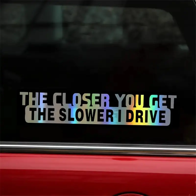 1PC Street Trendy Humorous Casual Logo Sticker Stick on carry bags or funny cultural items, this slogan decor has a playful relaxed vibe. Funny-style players can use it as a super witty decoration Sticker For Cars