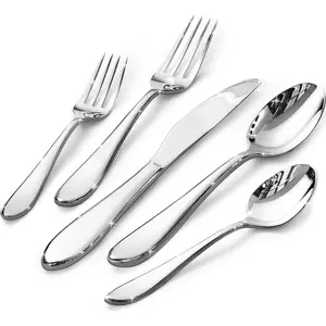 20- Silverware Set for 4,18/10  Stainless Steel Flatware Set, for , Restaurant, Wedding and Party Use, Mirror-Polished Cutlery Set, Dishwasher Safe