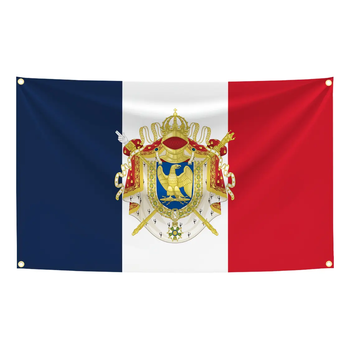 90x150cm Free France Ensign National Flag Royal Standard Napoleon France FRA Fr Tapestry Polyester Banner Out Door Decoration