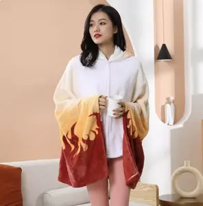 Demon Slayer - Fire Hashira Kyojuro Rengoku Hoodie/Blanket