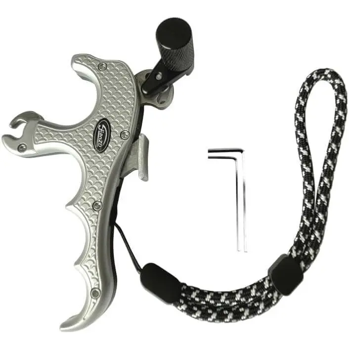 JianZD Bow Release for Compound Bow, Archery Release Trigger, Aluminum 360°Rotatable, Compound Bow Thumb Bow Release composite bow Gear