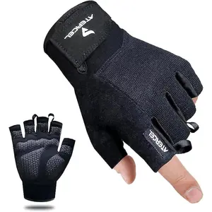 Breathable Snug‑Fit Workout Exercise Gloves for Men & Women, Non‑Slip Weight Lifting Gloves for Gym Cycling Training Fitness Activities