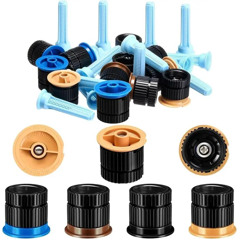 Brown, Black, Blue, Khaki