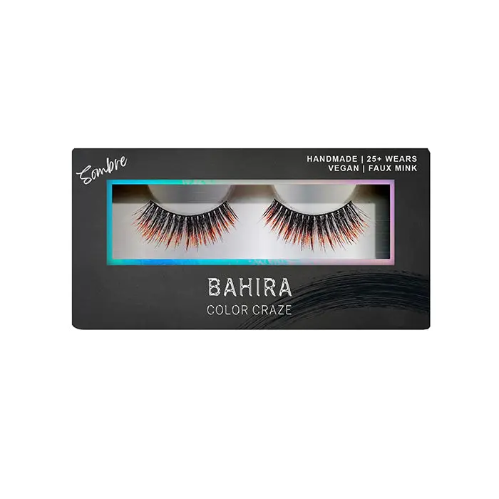 BAHIRA Color Craze “Twilight” Vegan Friendly Brown Sombré Lash, Lightweight and Comfortable, Designed for All-Day Reusable Wear - Makeup