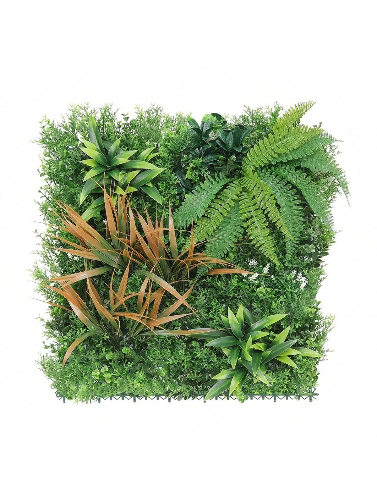 20"x20" Artificial Daisy Flower Wall Panel Pack - Sun-Protected Privacy Screen, Outdoor Faux Plants, Nature-Infused Decor for Balcony, Wall Mount Use by Indoor and Outdoor Enthusiasts