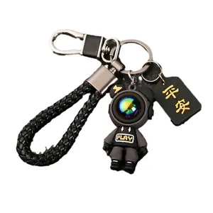 3D Cartoon Spaceman Keychain & Car Pendant | Aesthetic Astronaut Bag Charm for Couples | Miniature Space Explorer Figure | Trendy Galaxy Themed Backpack Accessory