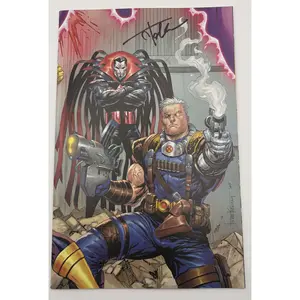 [Signed by Tyler Kirkham] Cable: Love & Chrome #1 Unknown Comics Tyler Kirkham Connecting Cover Exclusive Virgin Var (08/16/2025) [IN STOCK]