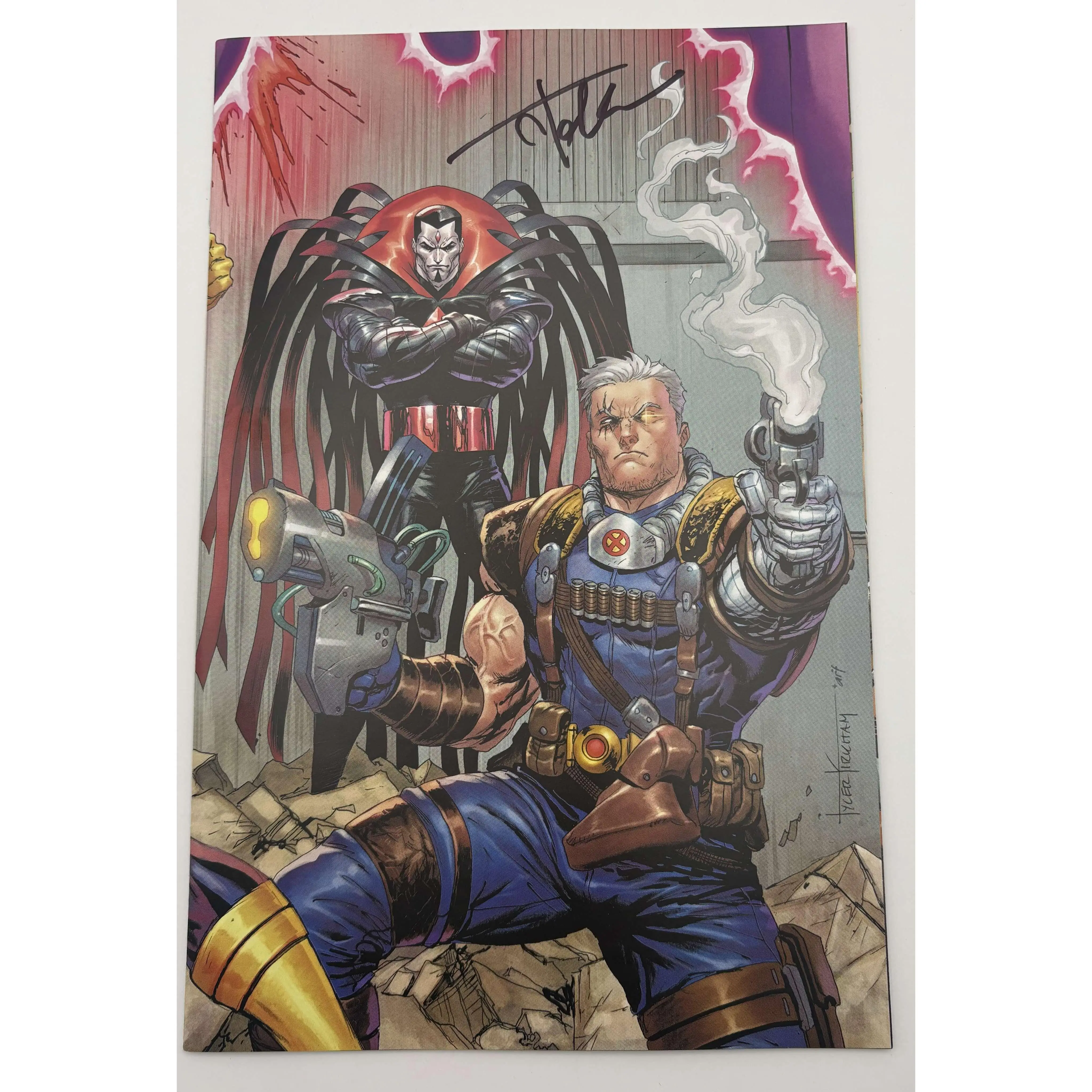 [Signed by Tyler Kirkham] Cable: Love & Chrome #1 Unknown Comics Connecting Cover Exclusive Virgin Variant Comic Book, David Pepose, T+ Rating, In Stock (08/16/2025)