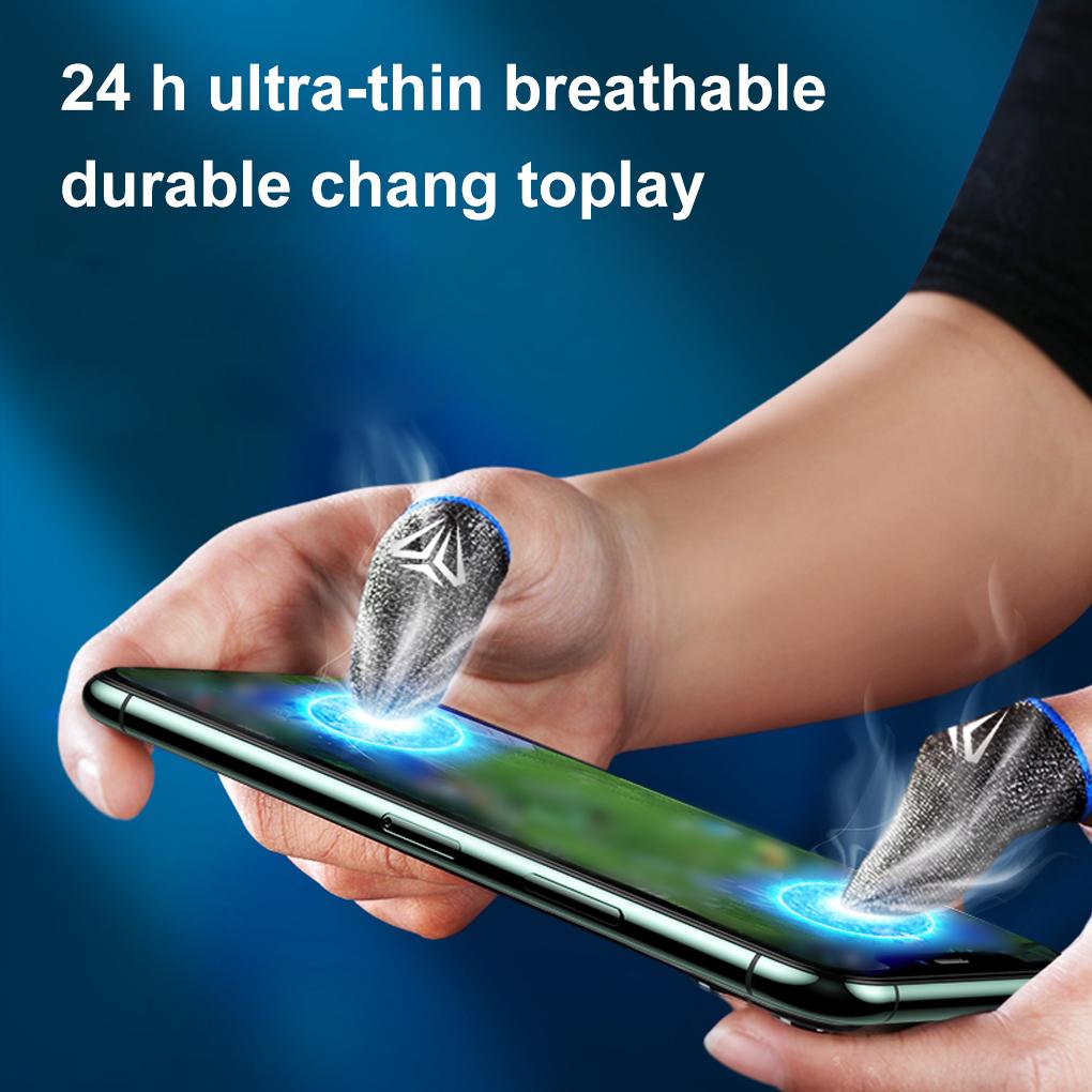 Mobile Game Fingertip Gloves For Gamer Sweatproof Anti-slip Touch Screen Finger Sleeve Breathable Gaming Finger Cover