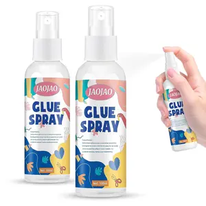 2PCS 200ML Spray Glue Adhesive Dry Invisible Fast-Holding Heavy Duty Fast Bonding Versatile for Paper Fabric Foam Wood