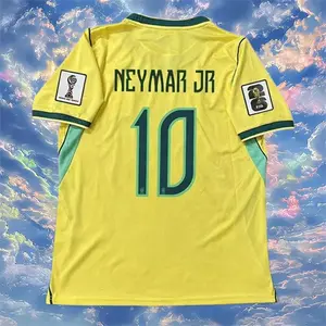 2026 Yellow Brazil No.10 Neymar Short sleeve jersey
