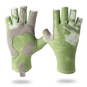 Anti-Slip Wear-Resistant Fishing Gloves, Fishing Equipment for Men and Women, UV Protection for Sailing, Kayaking, Paddle Boarding, Boating Accessories