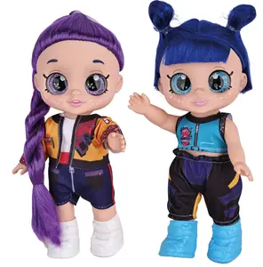 Fashion 5D Eyes Doll with Theme Song, 10Inch 5-Joint Puppet Gift, Blue Tiger StuffedToy, Best Holiday and Birthday Present,Trendy Dolls, Jointed Doll, Dolls Gifts