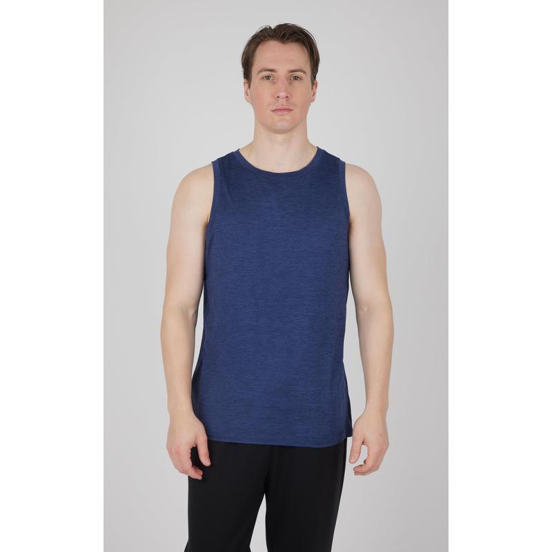 Mens Cationic Two Tone Heather Pace Muscle Tank