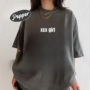 X.C.X Girl Charrli  Logo Vintage Tee T-Shirt , Cult Classic Brat 360 Rave Party Girl  T-shirts, Crewnecks, Hoodies – Gifts Suitable for Anyone