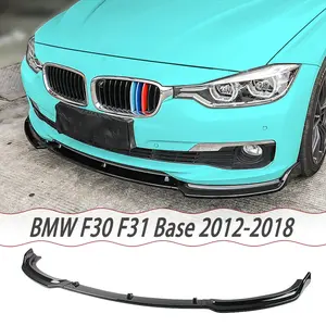 MUTUSAISI front bumper lip spoiler splitter for BMW 3 series F30 F31 Base 2012-2018 air chin body kit accessories