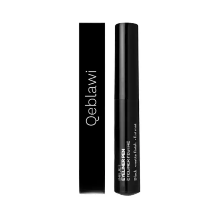 Jet Eyeliner Black - Intense Coverage Matte Formula, Reusable Tip, Made in Germany Lipliner Makeup Cosmetic